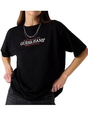 Guess t-shirt dames zwart american stijl
