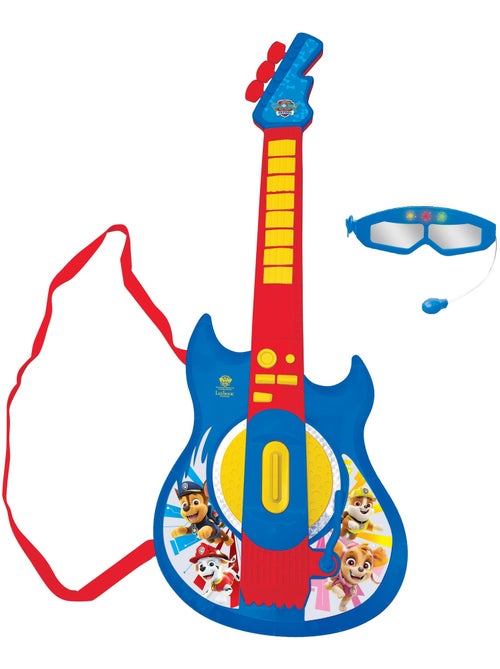 Guitare électronique lumineuse avec lunettes et micro pat’patrouille - Kiabi Guitare électronique lumineuse avec lunettes et micro pat’patrouille - Kiabi