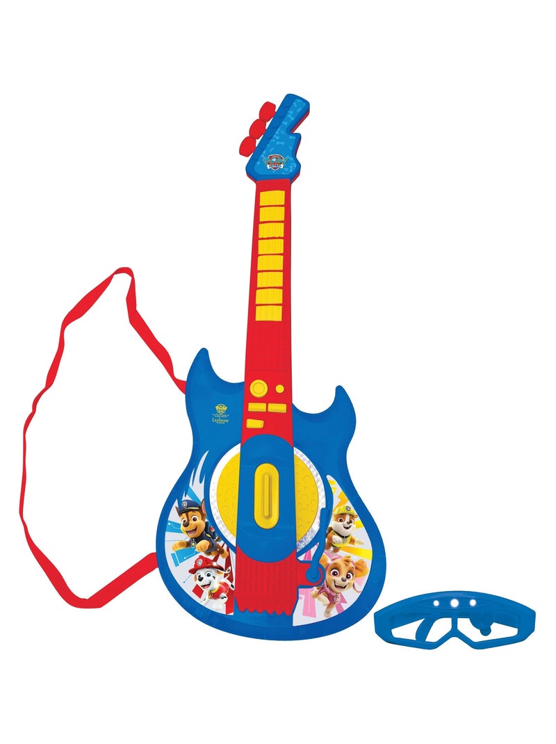Guitare électronique lumineuse avec lunettes et micro pat’patrouille Bleu - Kiabi