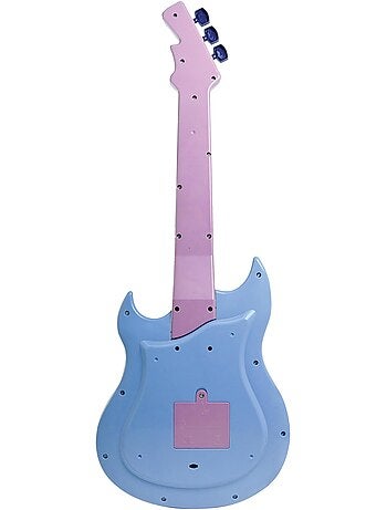 Guitare électronique lumineuse avec lunettes et micro stitch