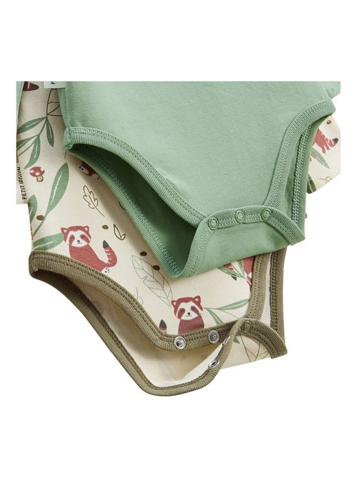 Gustin 2-pack babyrompertjes met lange mouwen - Kiabi