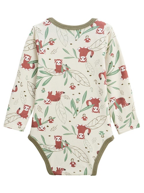 Gustin 2-pack babyrompertjes met lange mouwen - Kiabi