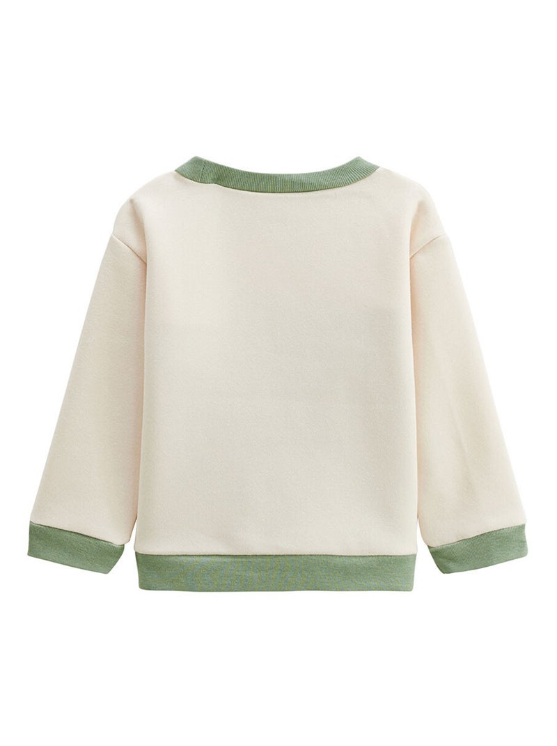 Gustin fleece sweater en broek set voor kinderen Beige - Kiabi