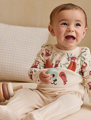 Gustin velours babypyjama's