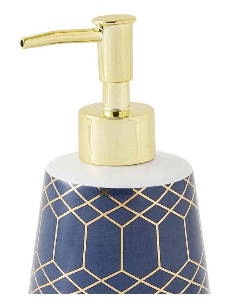 Guy Levasseur - Distributeur de savon à motifs en céramique Bleu - Kiabi