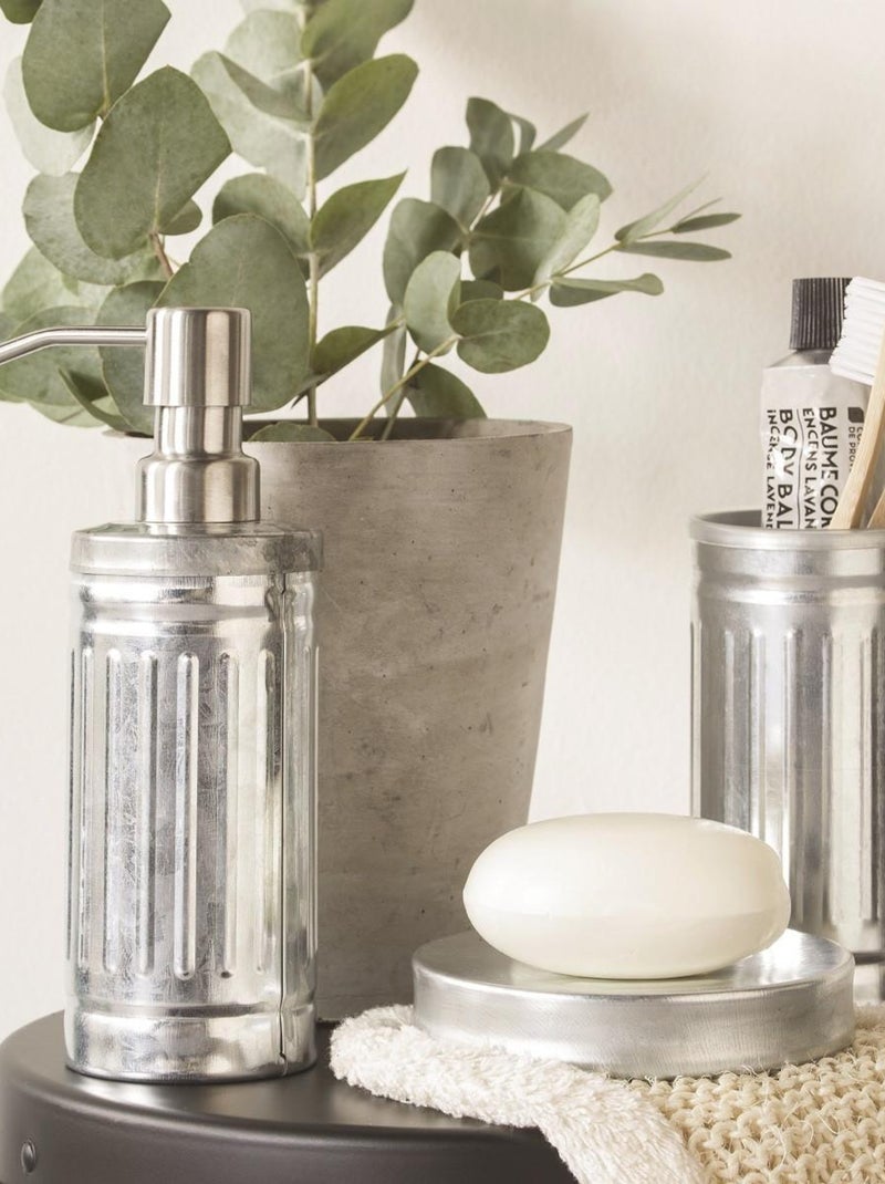 Guy Levasseur - Distributeur de savon en métal inox Gris - Kiabi