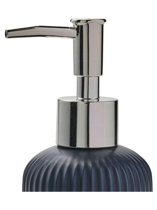 Guy Levasseur - Distributeur de savon strié en céramique - Kiabi Guy Levasseur - Distributeur de savon strié en céramique - Kiabi