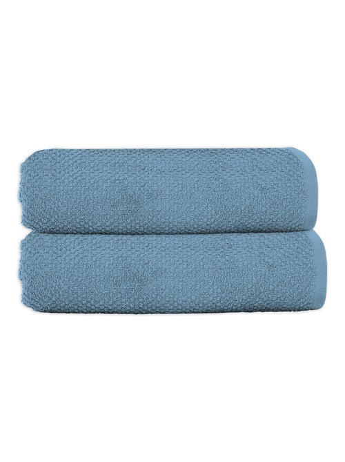 Guy Levasseur - Lot 2 serviettes de bain 70x140 coton éponge - Kiabi Guy Levasseur - Lot 2 serviettes de bain 70x140 coton éponge - Kiabi