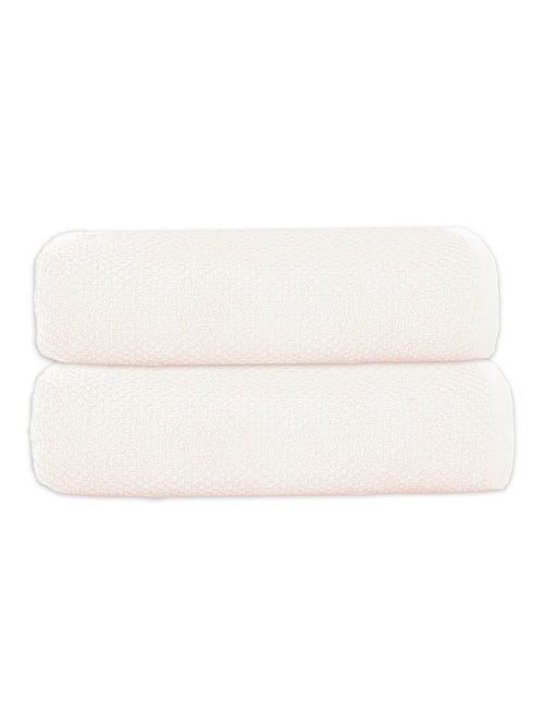 Guy Levasseur - Lot 2 serviettes de bain 70x140 coton éponge - Kiabi Guy Levasseur - Lot 2 serviettes de bain 70x140 coton éponge - Kiabi