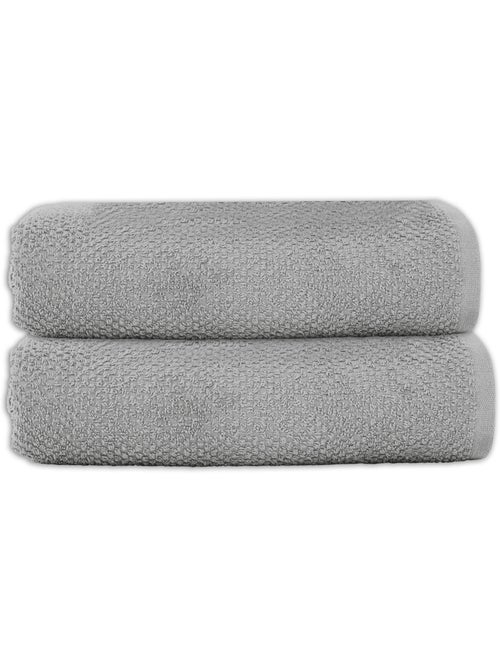 Guy Levasseur - Lot 2 serviettes de bain 70x140 coton éponge - Kiabi Guy Levasseur - Lot 2 serviettes de bain 70x140 coton éponge - Kiabi