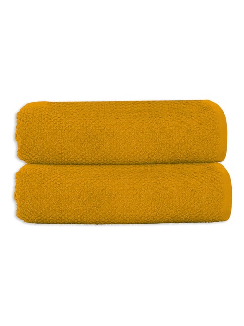 Guy Levasseur - Lot 2 serviettes de bain 70x140 coton éponge - Kiabi Guy Levasseur - Lot 2 serviettes de bain 70x140 coton éponge - Kiabi