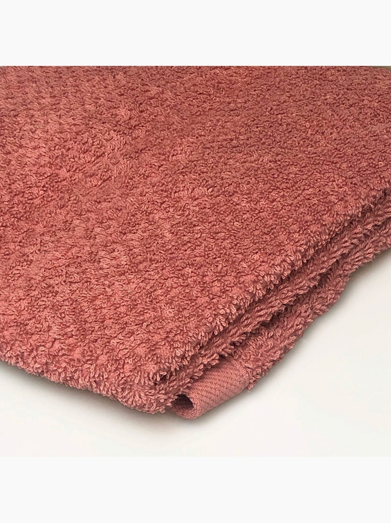 Guy Levasseur - Lot 2 serviettes de toilette 50x90 coton éponge Rose fushia - Kiabi