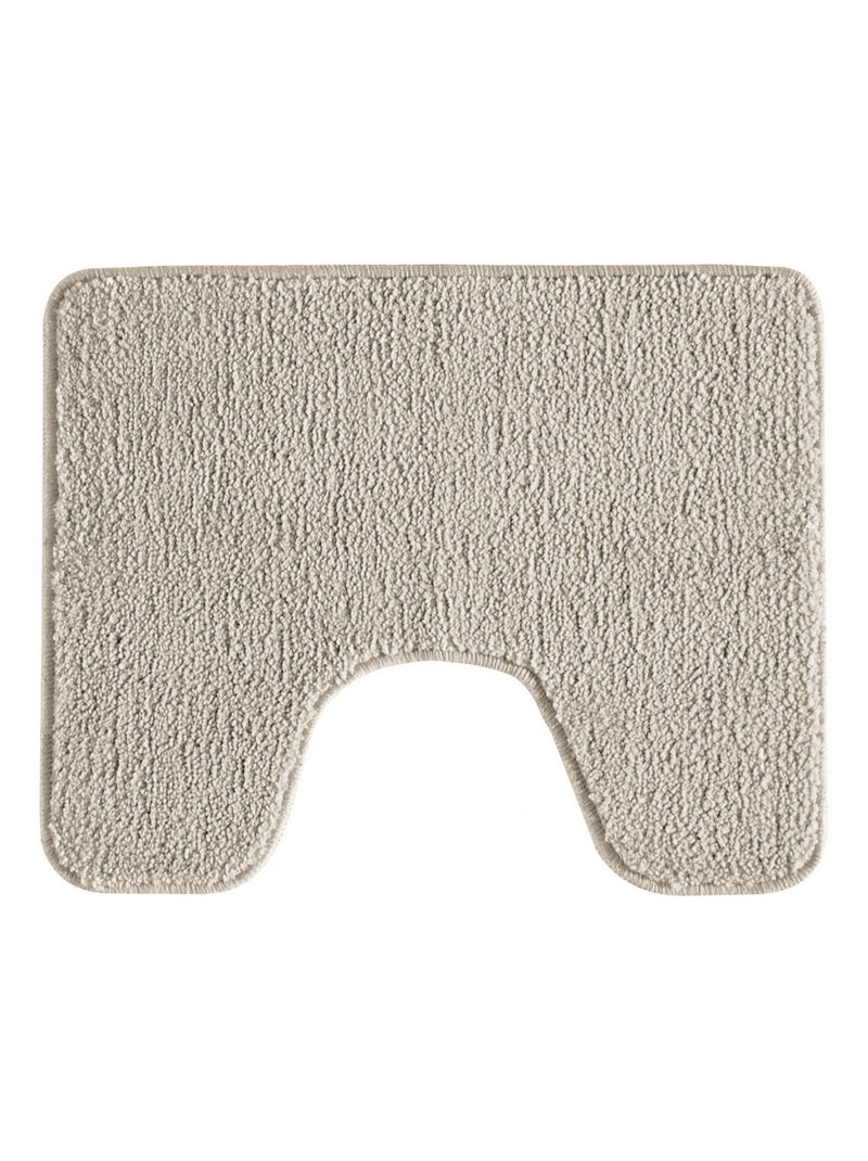 Guy Levasseur - Lot de 2 tapis de bain polyester 50x80cm + 50x40cm Ecru - Kiabi