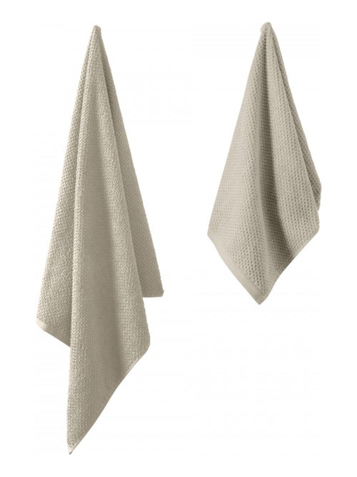 Guy Levasseur - Lot serviette de bain 70x140 et serviette de toilette 50x90 - Kiabi Guy Levasseur - Lot serviette de bain 70x140 et serviette de toilette 50x90 - Kiabi