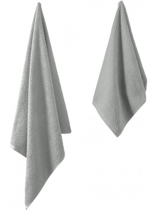 Guy Levasseur - Lot serviette de bain 70x140 et serviette de toilette 50x90 - Kiabi Guy Levasseur - Lot serviette de bain 70x140 et serviette de toilette 50x90 - Kiabi