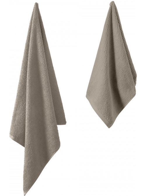 Guy Levasseur - Lot serviette de bain 70x140 et serviette de toilette 50x90 - Kiabi Guy Levasseur - Lot serviette de bain 70x140 et serviette de toilette 50x90 - Kiabi