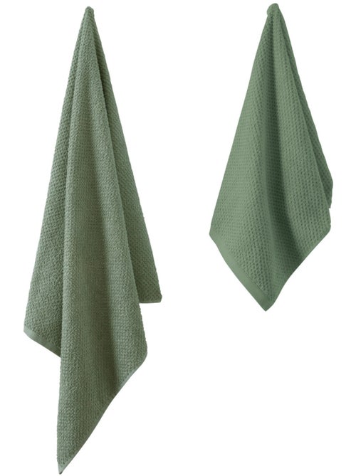 Guy Levasseur - Lot serviette de bain 70x140 et serviette de toilette 50x90 - Kiabi Guy Levasseur - Lot serviette de bain 70x140 et serviette de toilette 50x90 - Kiabi