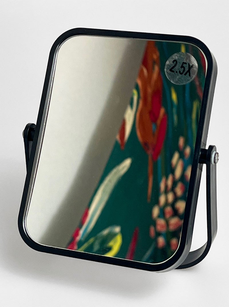 Guy Levasseur - Miroir grossissant double face sur pied Noir - Kiabi