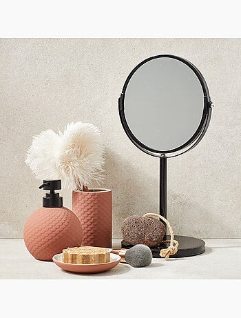 Guy Levasseur - Miroir grossissant en métal à poser