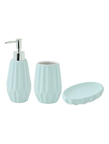 Guy Levasseur - Set salle de bain à relief 3 pièces céramique