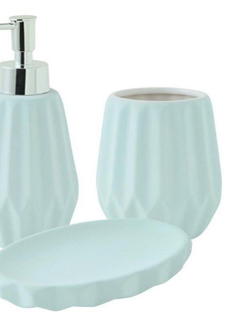 Guy Levasseur - Set salle de bain à relief 3 pièces céramique - Kiabi