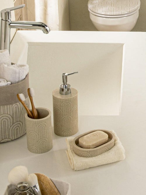 Guy Levasseur - Set salle de bain arche 4 pièces polyrésine - Kiabi
