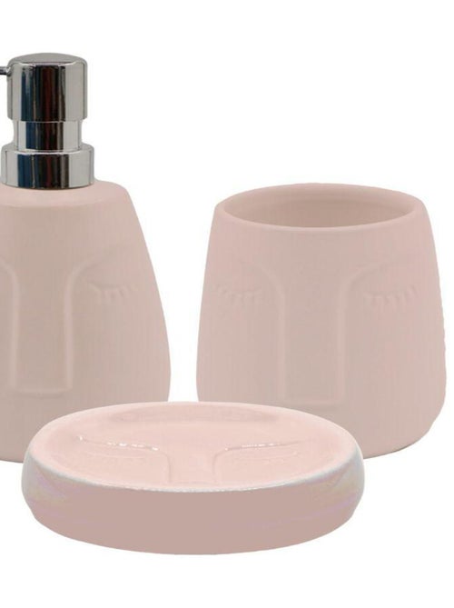 Guy Levasseur - Set salle de bain visage 3 pièces céramique - Kiabi