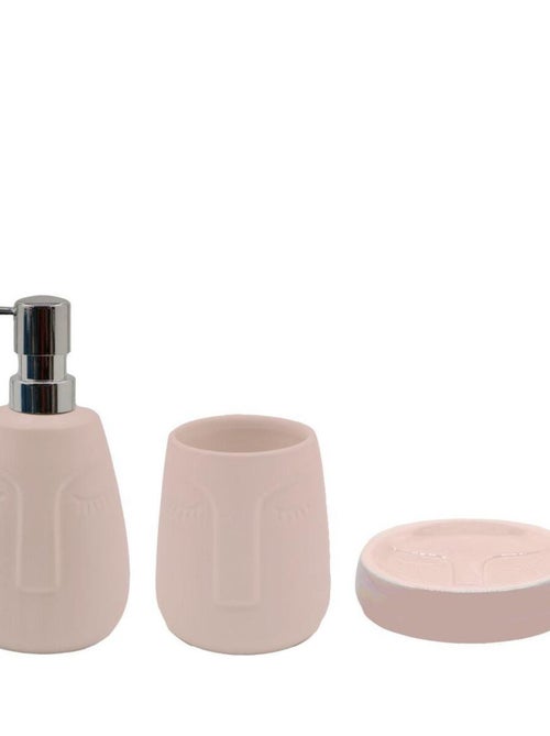 Guy Levasseur - Set salle de bain visage 3 pièces céramique - Kiabi