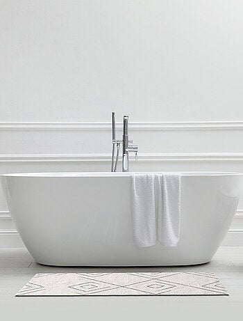 Guy Levasseur - Tapis de bain à losanges en coton tufté