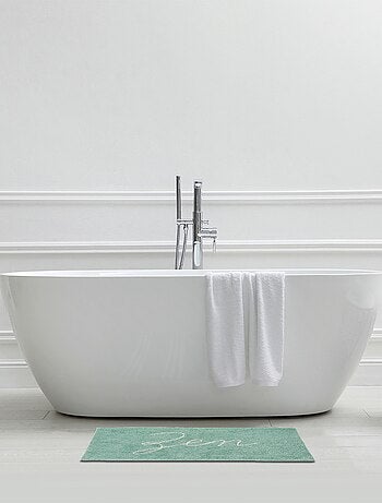 Guy Levasseur - Tapis de bain à texte 50x80 en coton