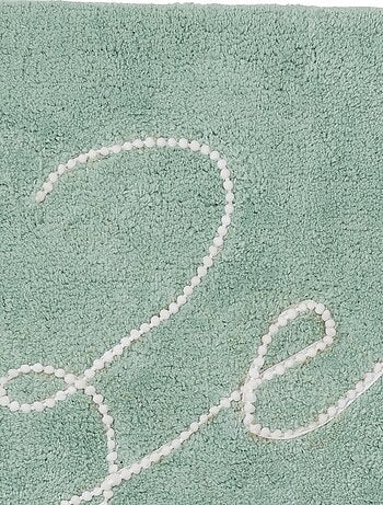 Guy Levasseur - Tapis de bain à texte 50x80 en coton