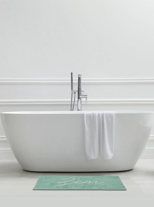 Guy Levasseur - Tapis de bain à texte 50x80 en coton - Kiabi Guy Levasseur - Tapis de bain à texte 50x80 en coton - Kiabi