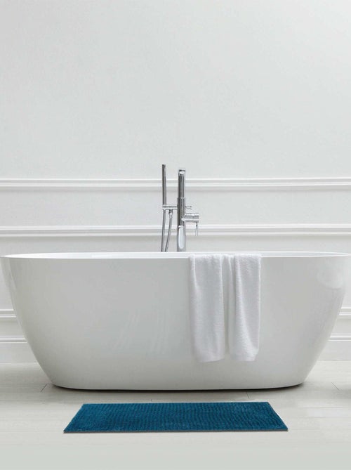 Guy Levasseur - Tapis de bain chenille 50x80 en polyester uni - Kiabi Guy Levasseur - Tapis de bain chenille 50x80 en polyester uni - Kiabi