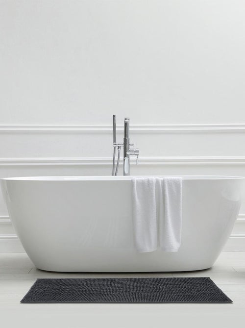 Guy Levasseur - Tapis de bain chenille 60x180 en polyester uni - Kiabi