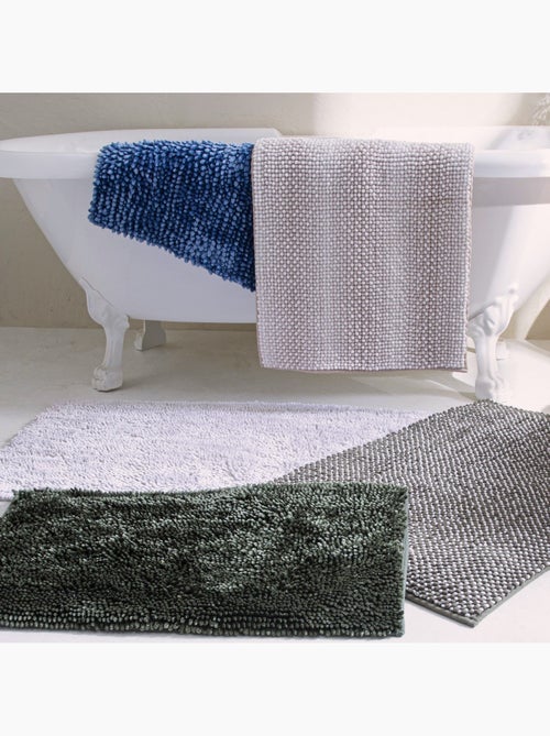 Guy levasseur - tapis de bain chenille fil argenté antidérapant moelleux - Kiabi Guy levasseur - tapis de bain chenille fil argenté antidérapant moelleux - Kiabi