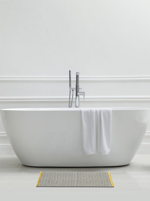 Guy Levasseur - Tapis de bain déco à losanges - Kiabi Guy Levasseur - Tapis de bain déco à losanges - Kiabi
