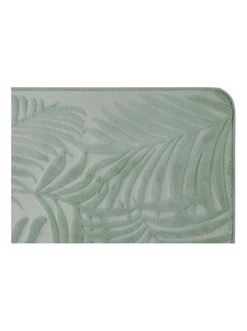 Guy Levasseur - Tapis de bain déco à mémoire de forme en polyester Vert - Kiabi