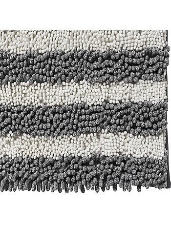Guy Levasseur - Tapis de bain déco à rayures en polyester