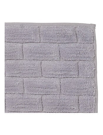 Guy Levasseur - Tapis de bain déco brique en coton