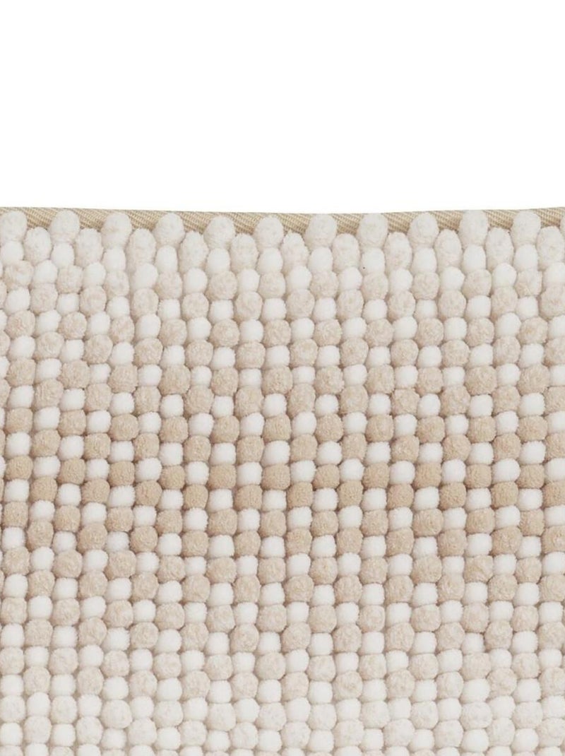 Guy Levasseur - Tapis de bain déco effet maille Beige - Kiabi