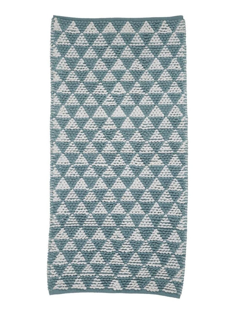 Guy Levasseur - Tapis de bain déco en polycoton Bleu - Kiabi