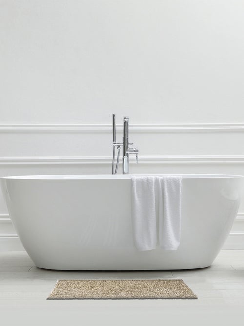 Guy Levasseur - Tapis de bain déco fil doré en polyester - Kiabi Guy Levasseur - Tapis de bain déco fil doré en polyester - Kiabi