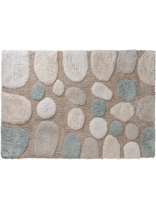 Guy Levasseur - Tapis de bain déco galet en coton tufté - Kiabi Guy Levasseur - Tapis de bain déco galet en coton tufté - Kiabi