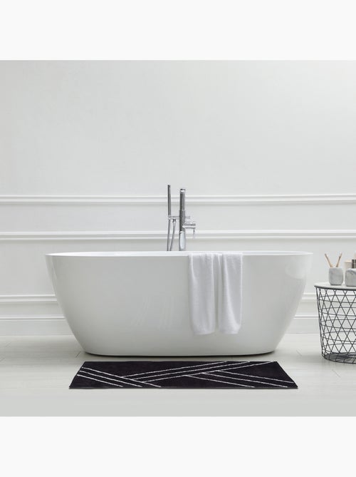 Guy Levasseur - Tapis de bain déco géométrique en coton - Kiabi Guy Levasseur - Tapis de bain déco géométrique en coton - Kiabi