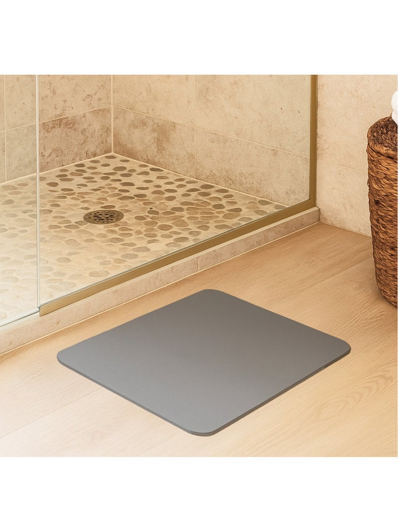 Guy levasseur - tapis de bain diatomite petit format Gris - Kiabi