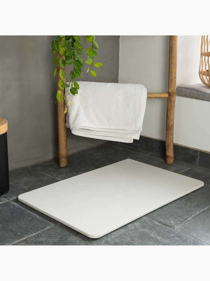Guy levasseur - tapis de bain diatomite taupe Gris taupe - Kiabi
