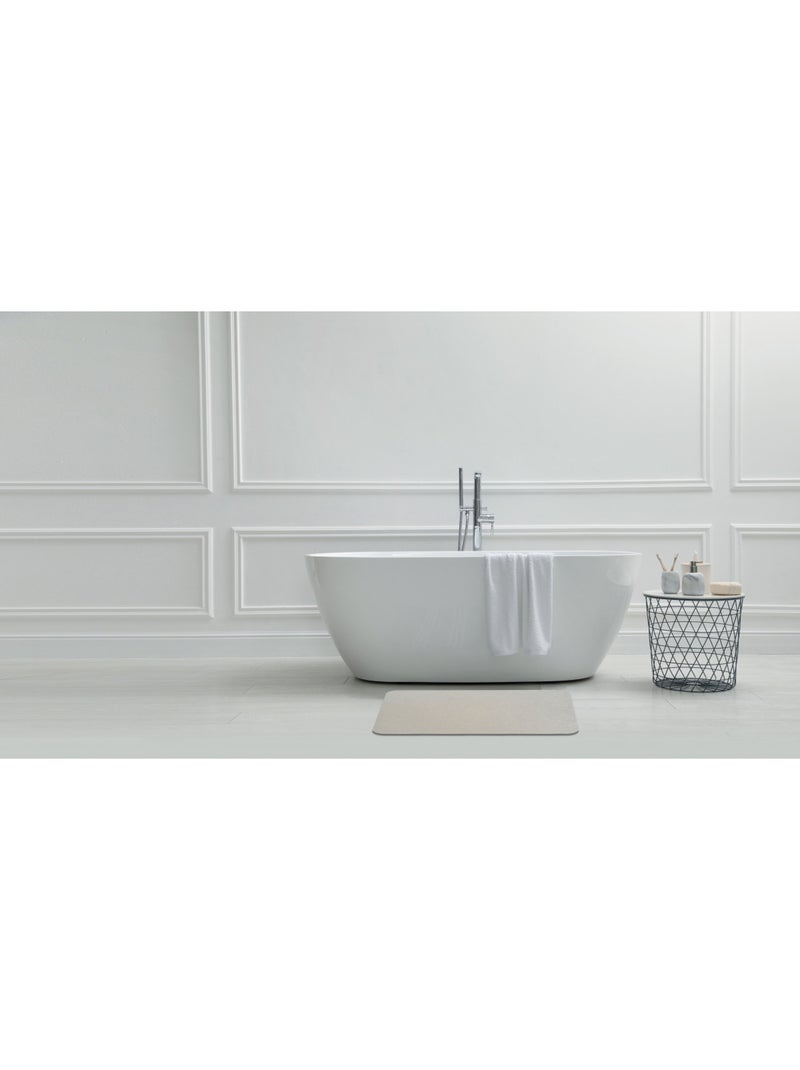 Guy levasseur - tapis de bain diatomite taupe Gris taupe - Kiabi