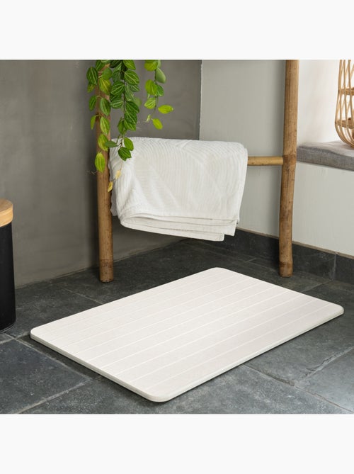 Guy levasseur - tapis de bain en pierre diatomite creusé - Kiabi