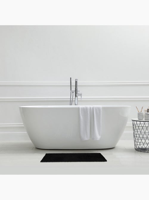 Guy Levasseur - Tapis de bain en polycoton uni - Kiabi