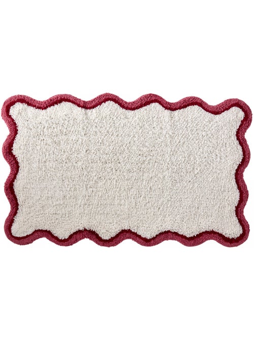 Guy levasseur - tapis de bain festonné 100% coton tufté - Kiabi Guy levasseur - tapis de bain festonné 100% coton tufté - Kiabi